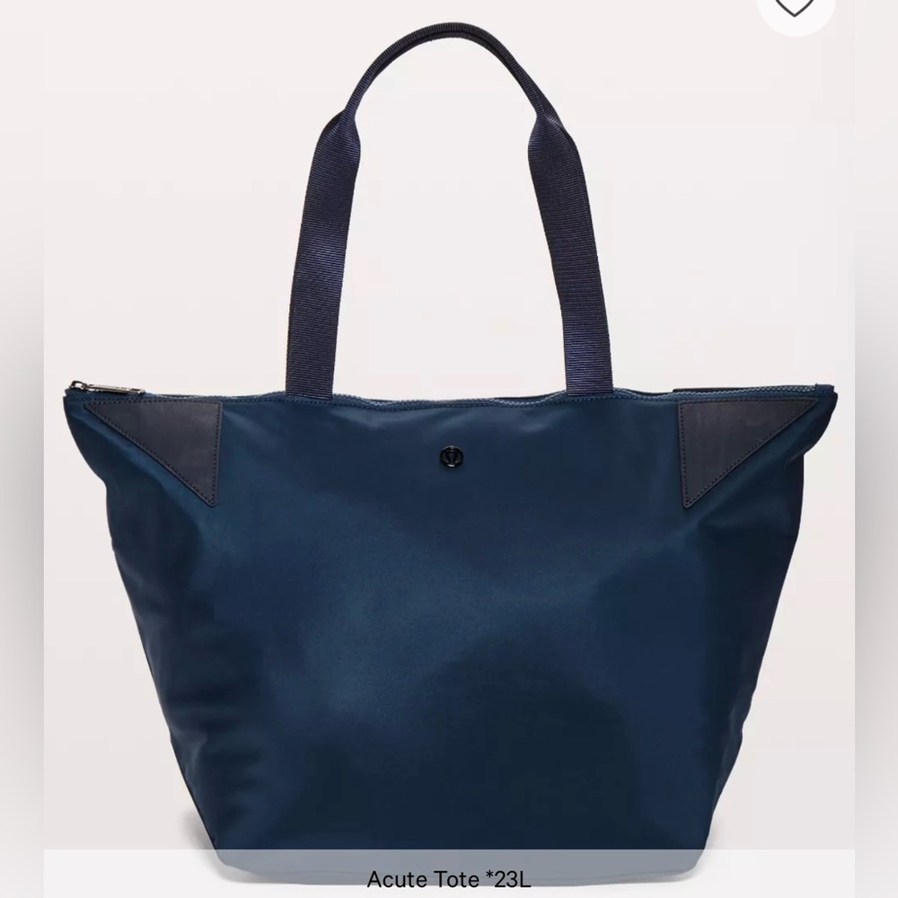 Lululemon Navy Tote Bag -  Classic Women’s Tote